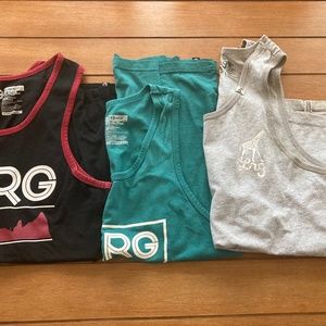 3 Mens LRG tank top bundle small